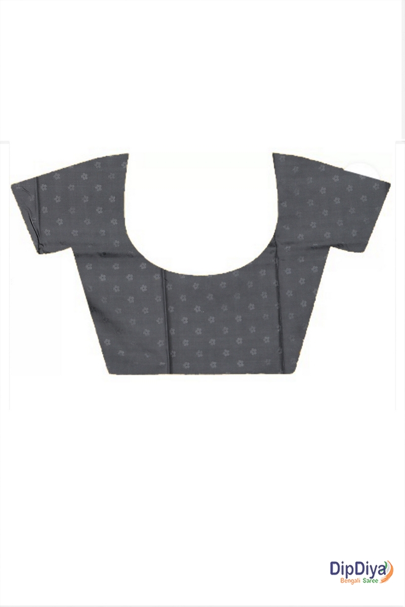 Black Cotton Silk Parosha Kathan Saree (510)